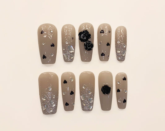 ブラックローズネイル