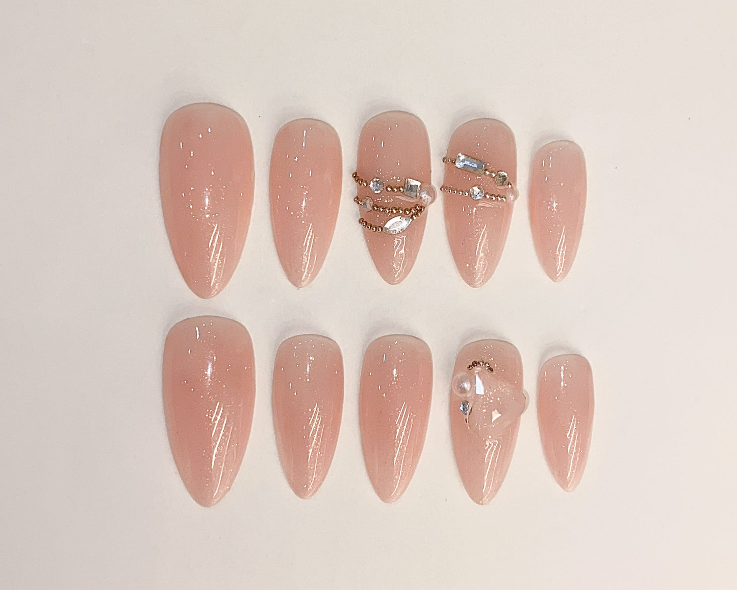 シアーピンク × ブリオンネイル